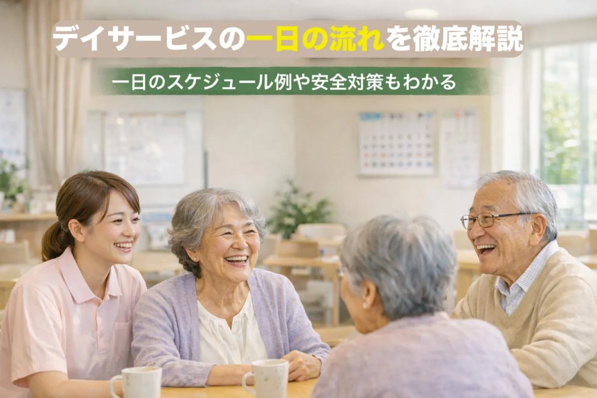 デイサービスの一日の流れを徹底解説｜一日のスケジュール例や安全対策もわかる