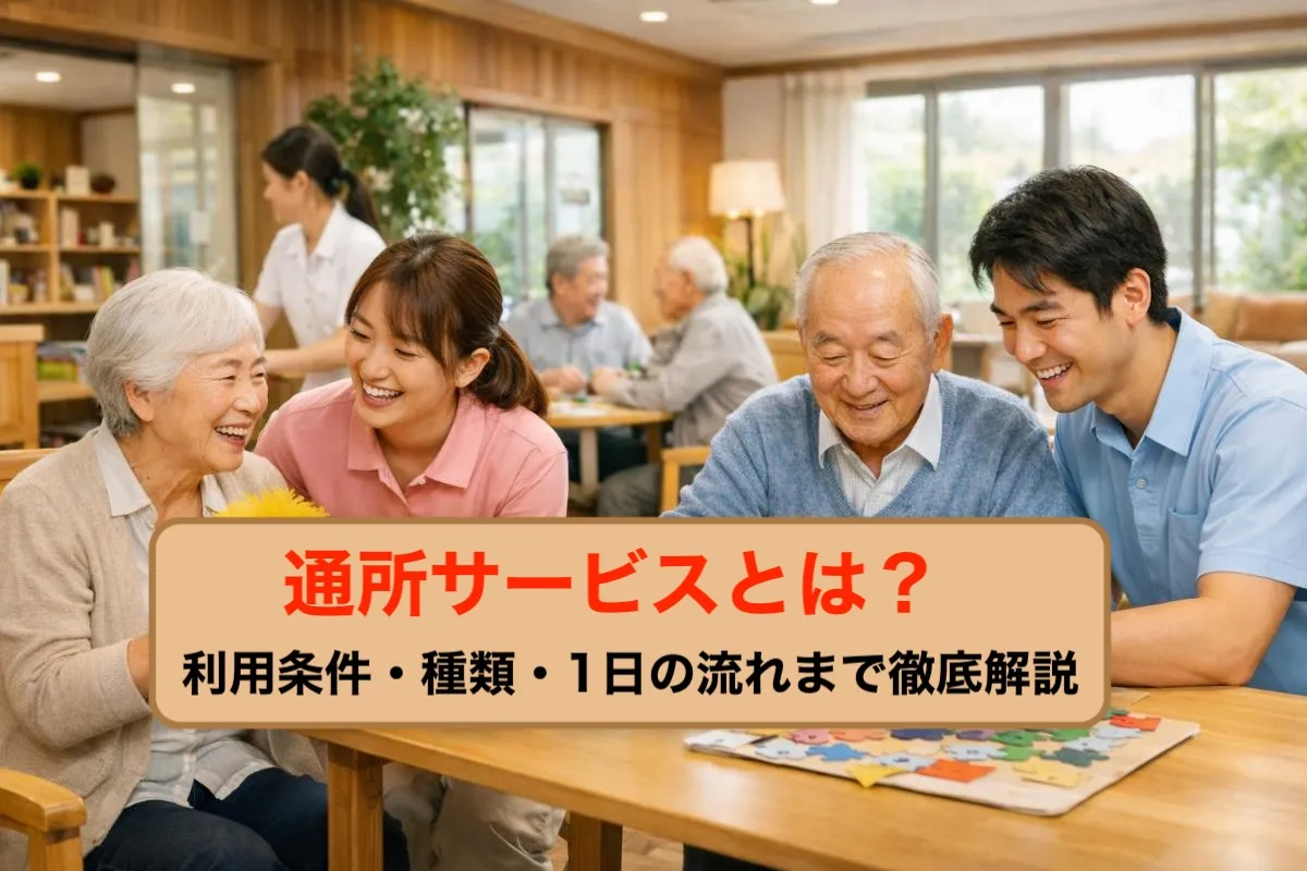 通所サービスとは？利用条件・種類・1日の流れまで徹底解説