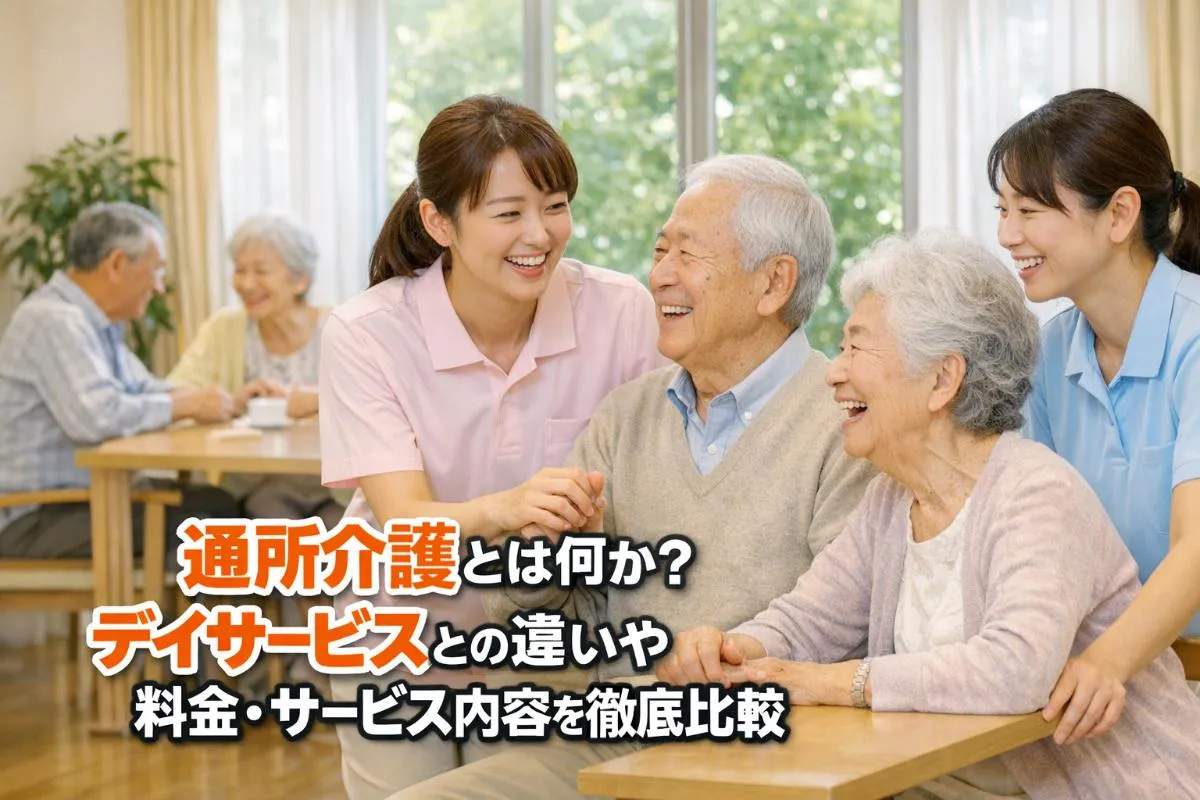 通所介護とは何か？デイサービスとの違いや料金・サービス内容を徹底比較