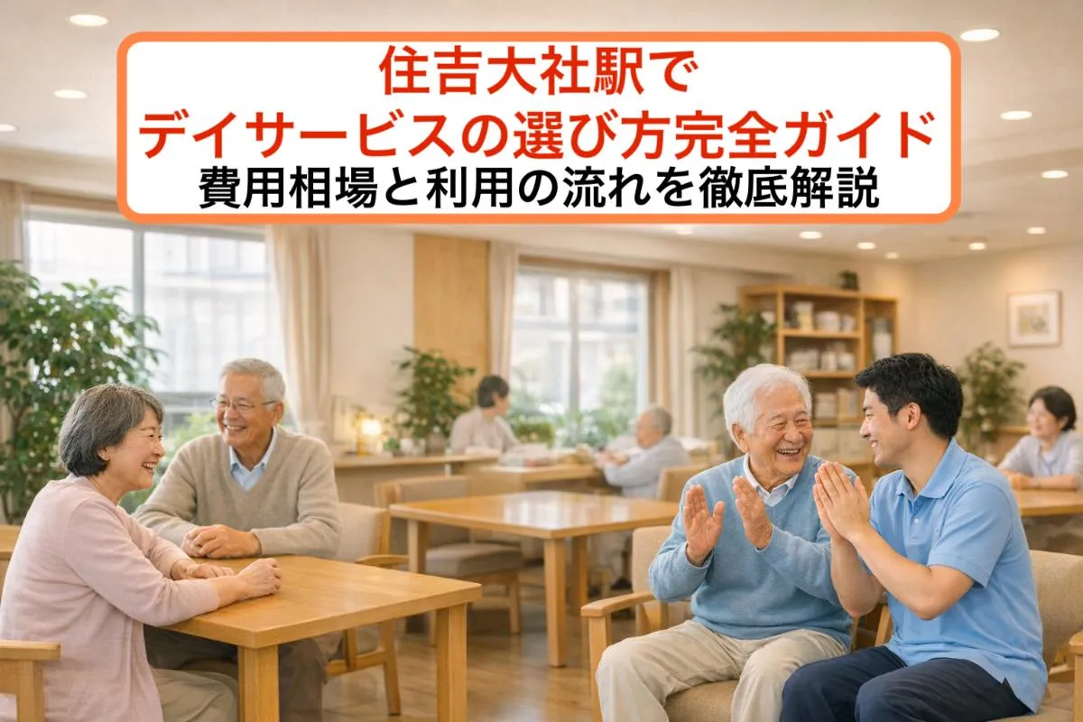 住吉大社駅でデイサービスの選び方完全ガイド｜費用相場と利用の流れを徹底解説