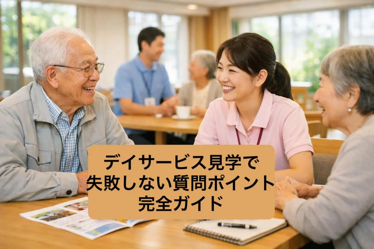 デイサービス見学で失敗しない質問ポイント完全ガイド