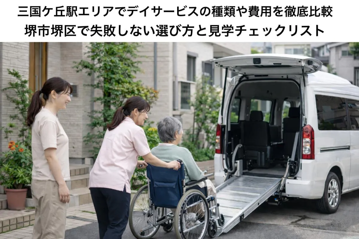 三国ケ丘駅エリアでデイサービスの種類や費用を徹底比較｜堺市堺区で失敗しない選び方と見学チェックリスト